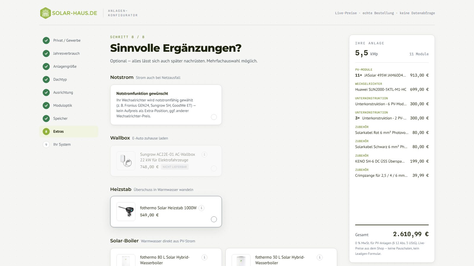Solar Haus — Projekteinblick 10