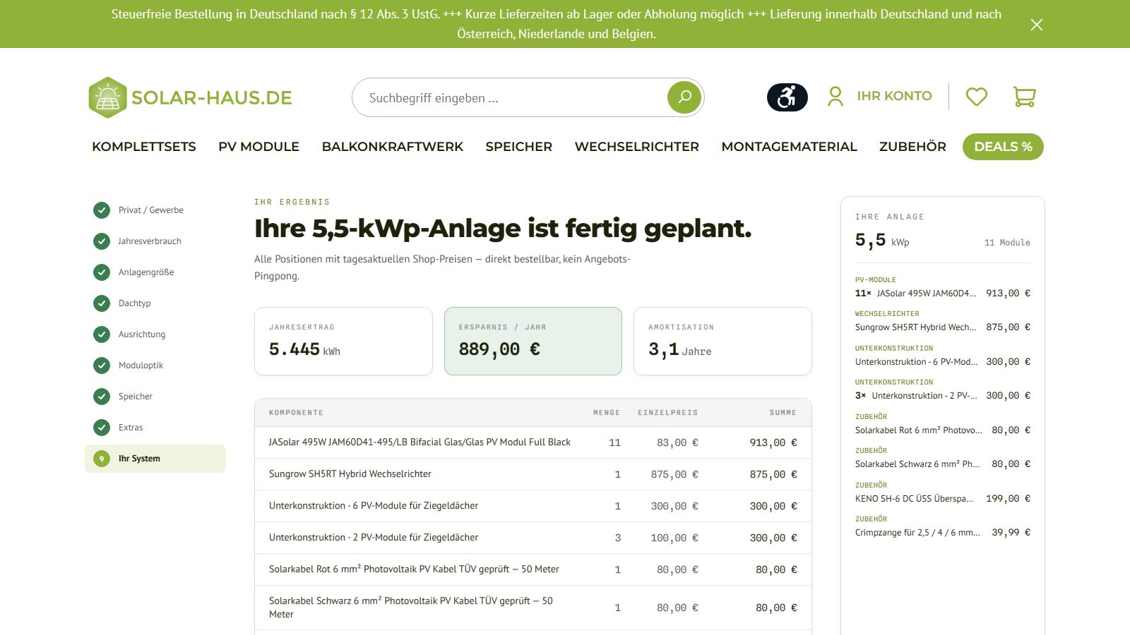 Solar Haus — Projekteinblick 1